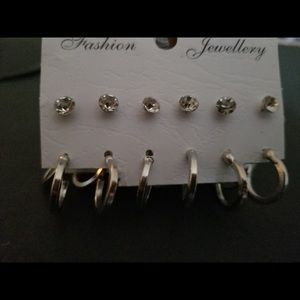 6 pairs high quality fashion earrings